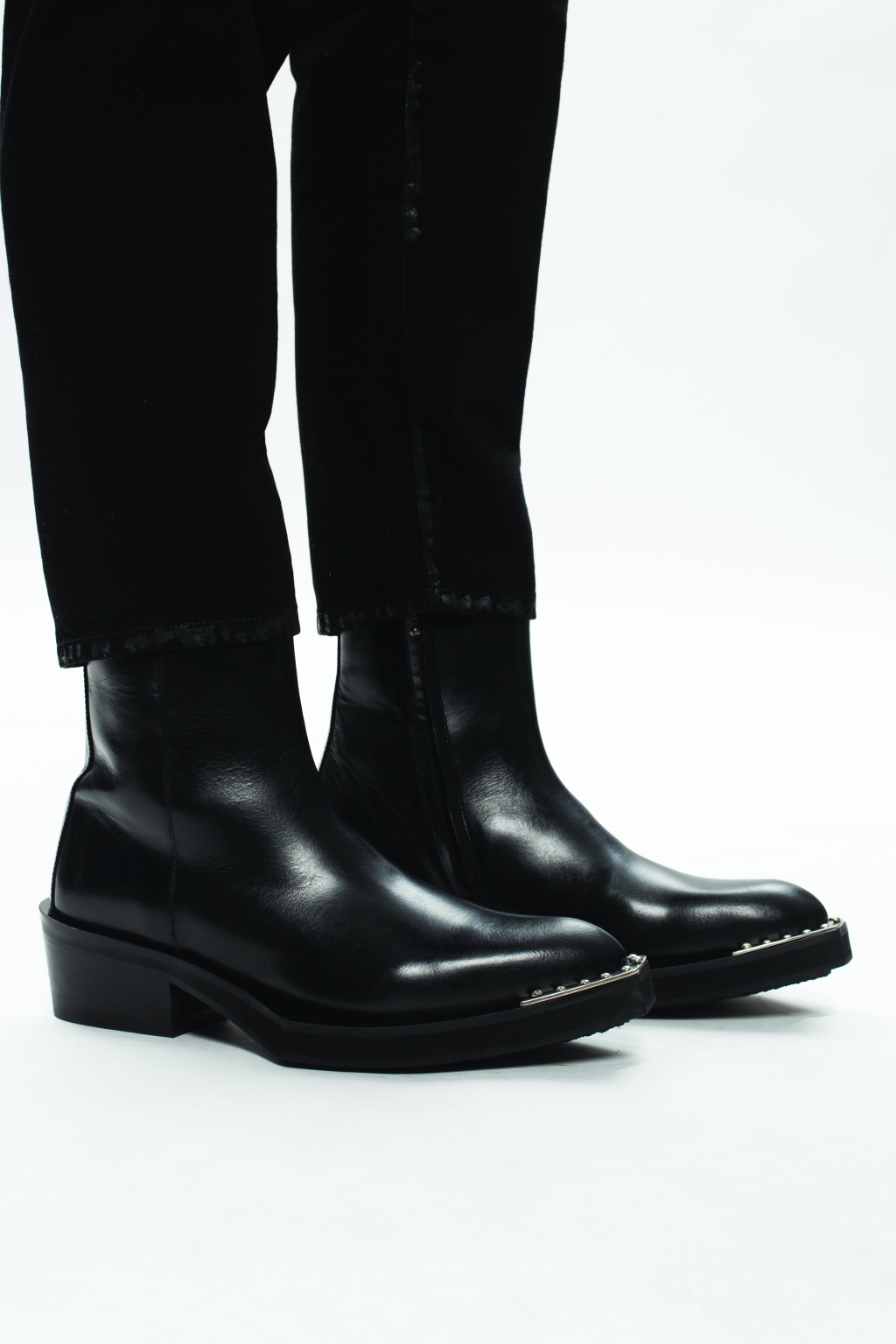 Black 'Romeo Hi' leather ankle boots Eytys - GenesinlifeShops GB